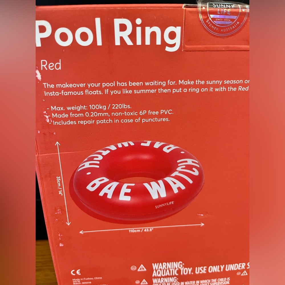 SunnyLife Bae Watch Pool Float - Picture 4 of 5